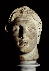 Alexander the Great, found in Pergamum (marble)